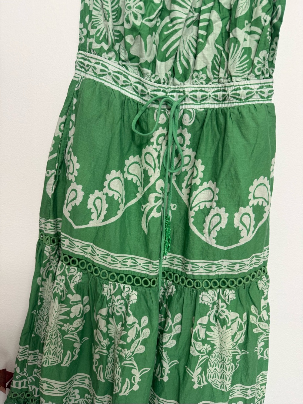 FARM Rio Green One-Shoulder Floral Maxi Dress - Picture 6 of 9